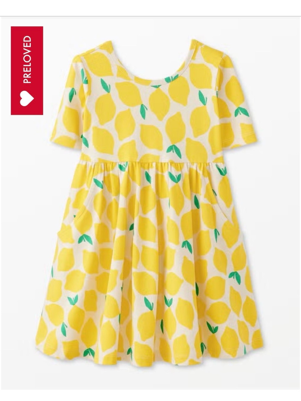 Hanna Andersson Print Skater Dress with Pockets